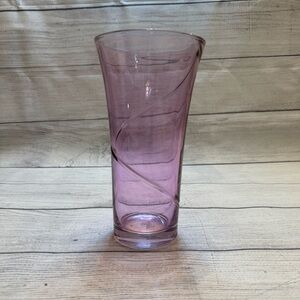Chic Lavender Glass Vase